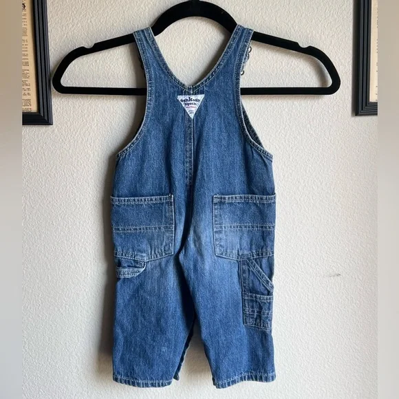 OshKosh B'gosh Blue Classic Denim Overalls - Picture 2 of 5